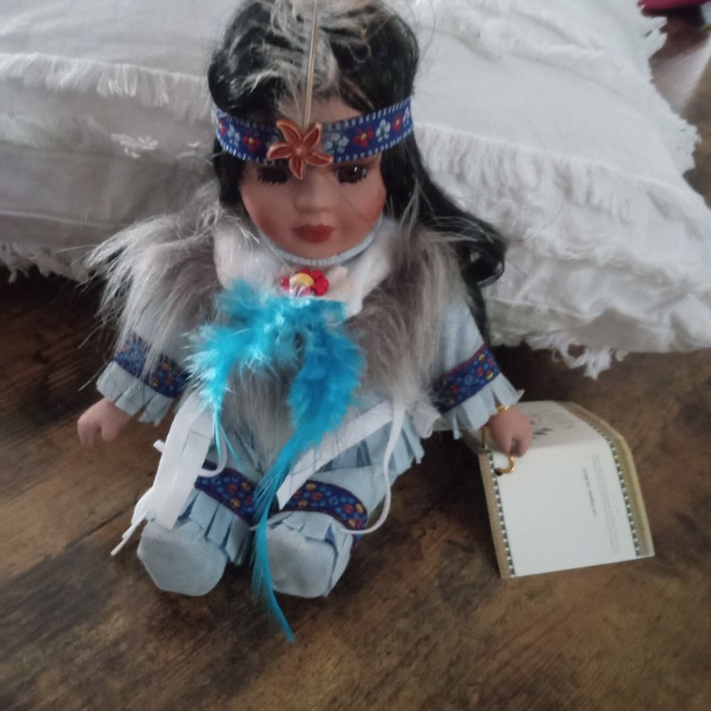 Porcelain Indian Doll